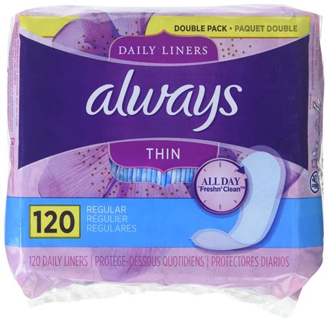 always thong pantiliners|Always Thin Daily Panty Liners For Women, Light .